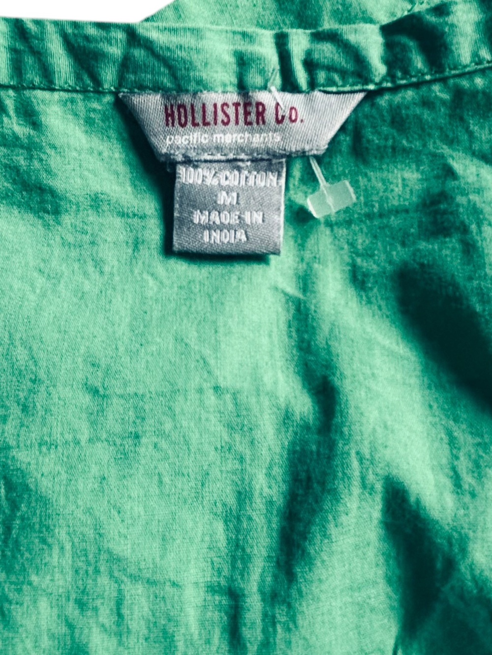 Hollister Teal Green Tie-Waist Mini Skirt - Picture 4 of 5